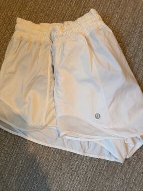lululemon athletica White women’s Athletic Shorts